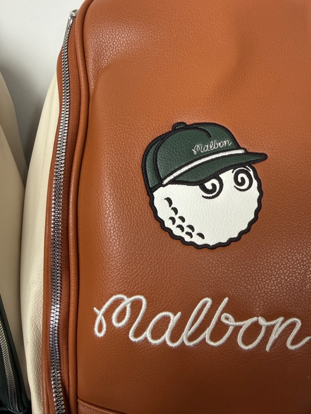 Malbon Golf Shoe Bag | PU Leather | Large Capacity Breathable Shoe Case - Picture 2 of 7